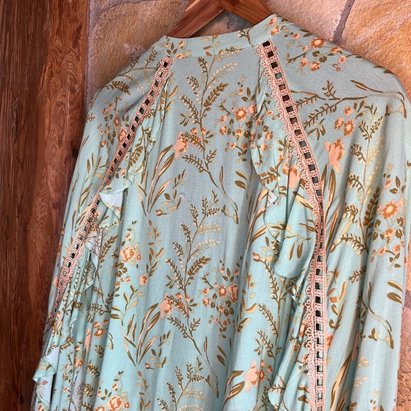 Spell Maisie Blouse in Vintage Turquoise 🫶 - Picture 12 of 13
